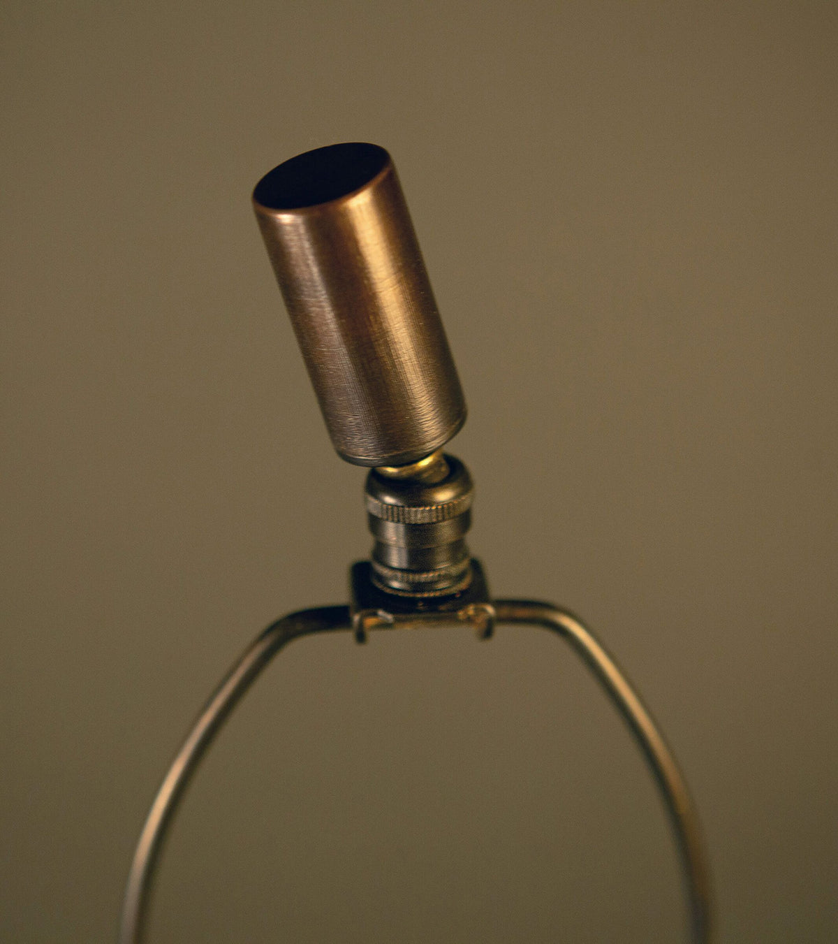 Vibrant Silk and Copper Table Lamp
