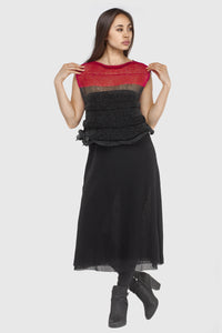 black/red/burgundy