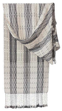 Handwoven Pearl Reversible Throw