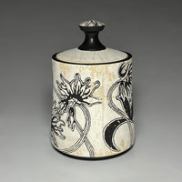 Floral Print Lidded Jar