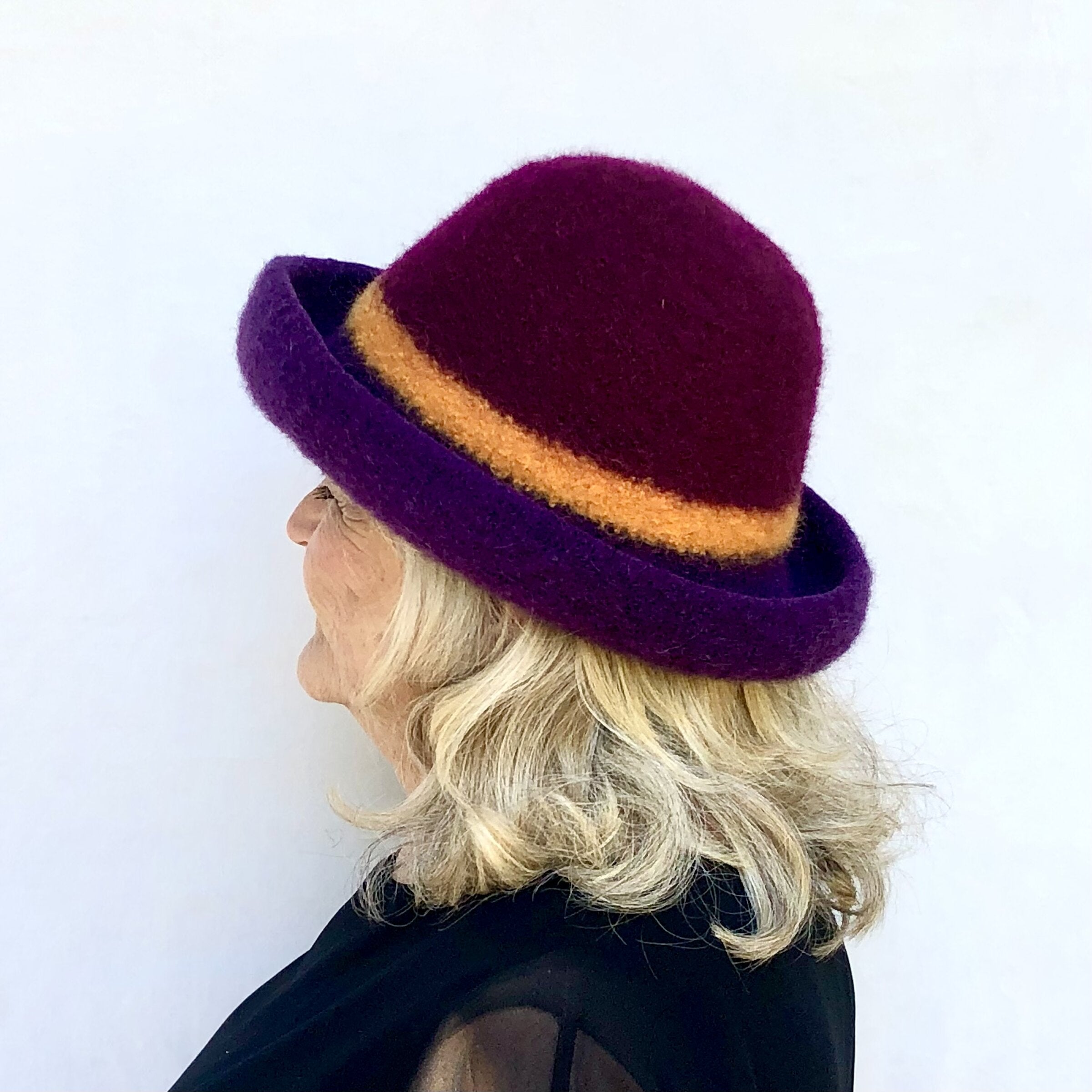 purple/apricot/plum