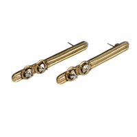 Brass with Sterling Silver