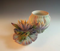 Waterlily Box with Frog
