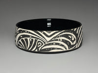 Zebra Swirl Stripe Bowl