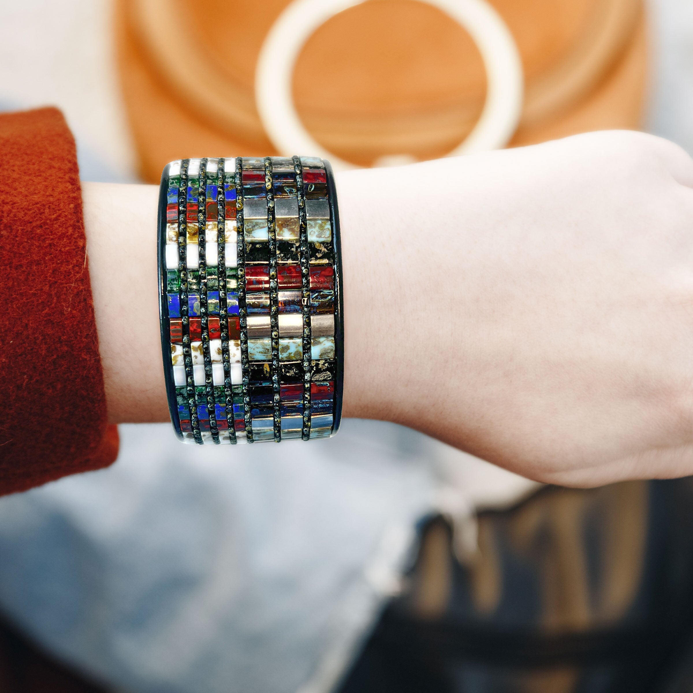 Earthfire Mosaic Cuff