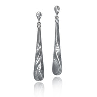 Sand Dune Long Tear Drop Earrings