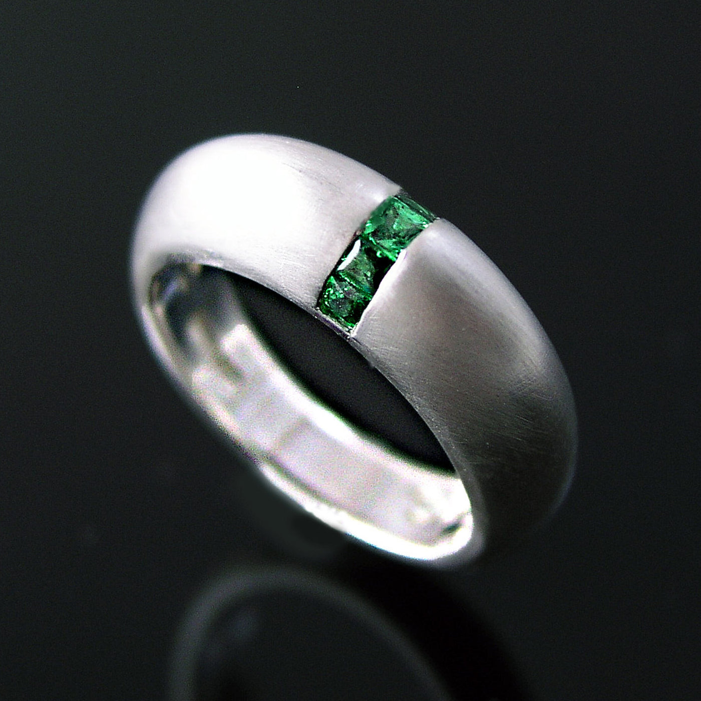 Dome Ring with Tsavorite