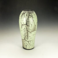 Green Naked Raku Pottery