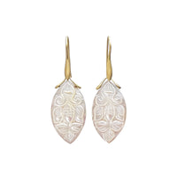 Mother-of-Pearl Marquise Trapeze Earrings