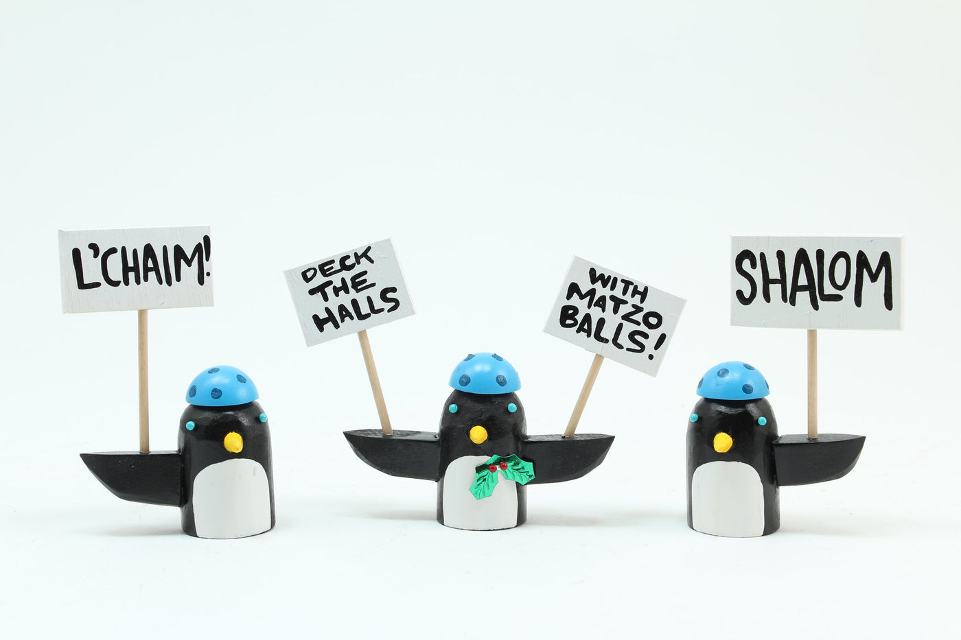 Picketing Yarmulke Penguins