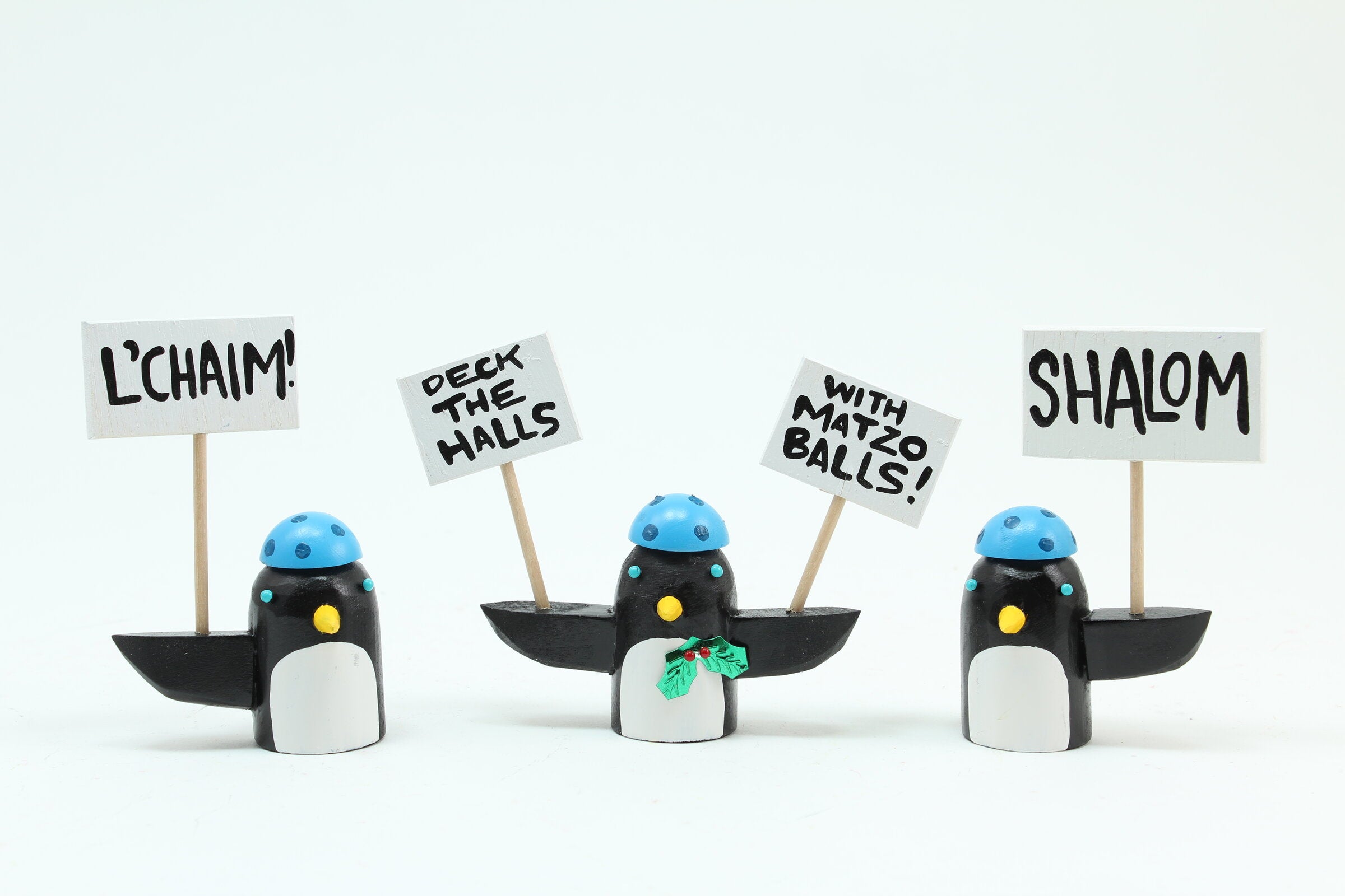 Picketing Yarmulke Penguins