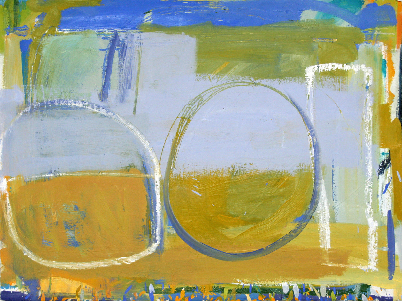 Two Circles and a Rectangle