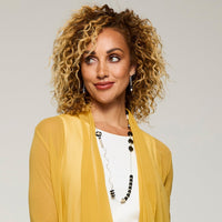 Asymmetrical Silver Swirl Necklace