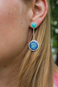 Sea and Swirl Earrings