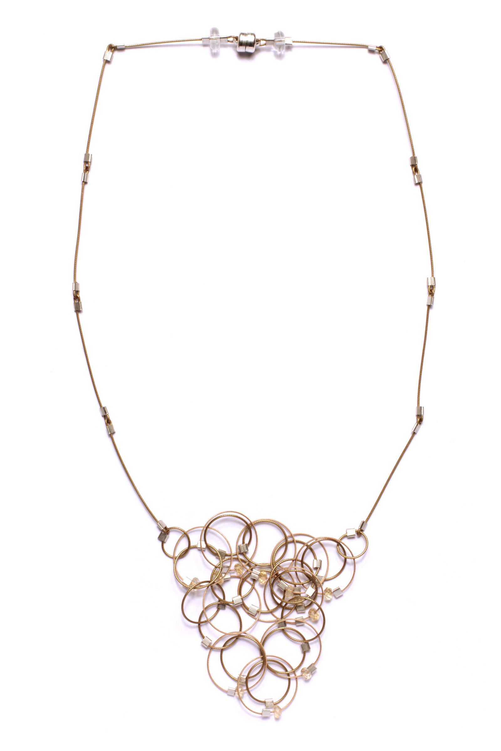 Gold, Silver & Citrine