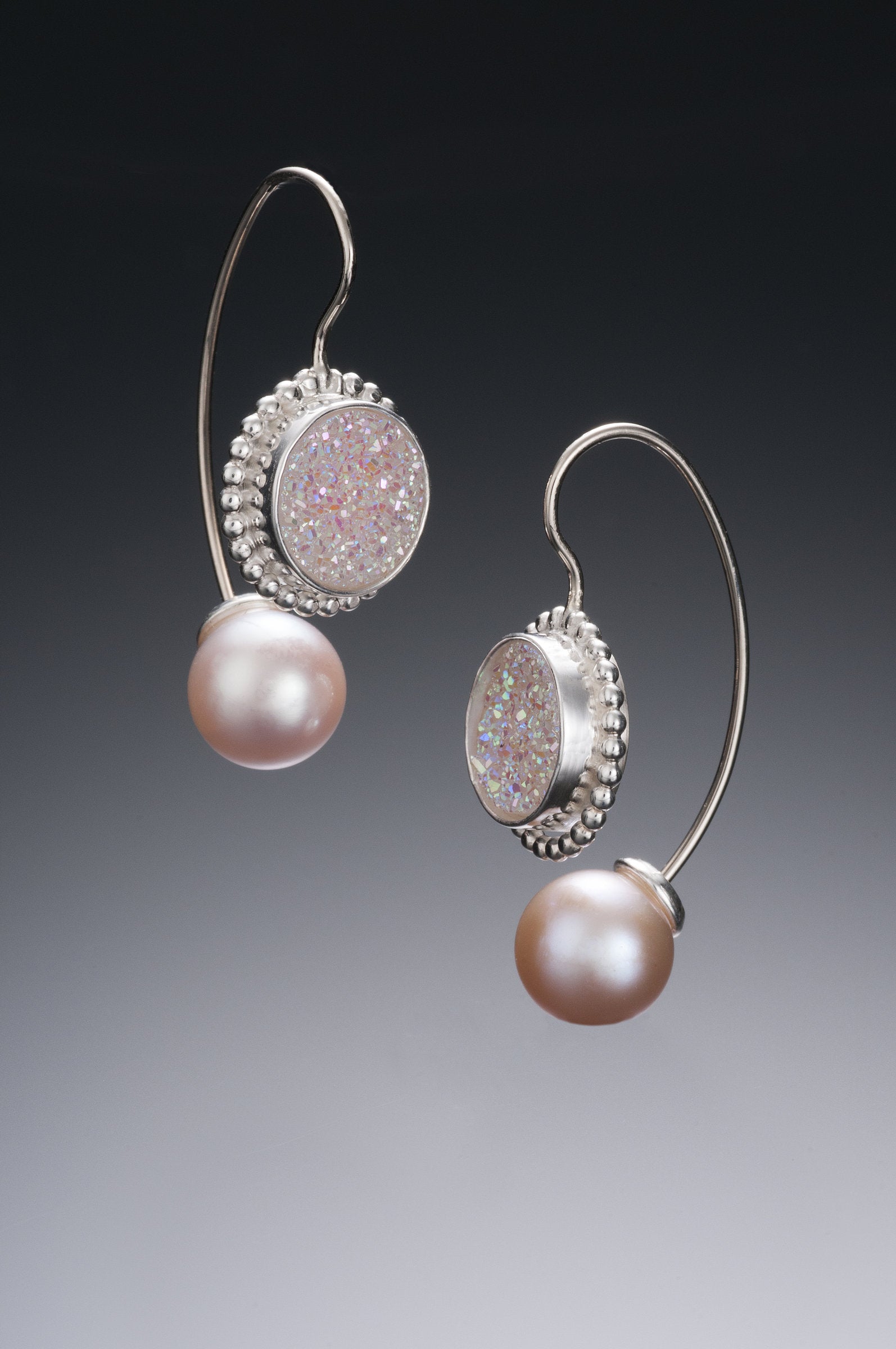 Jemloch Earring with Druzy