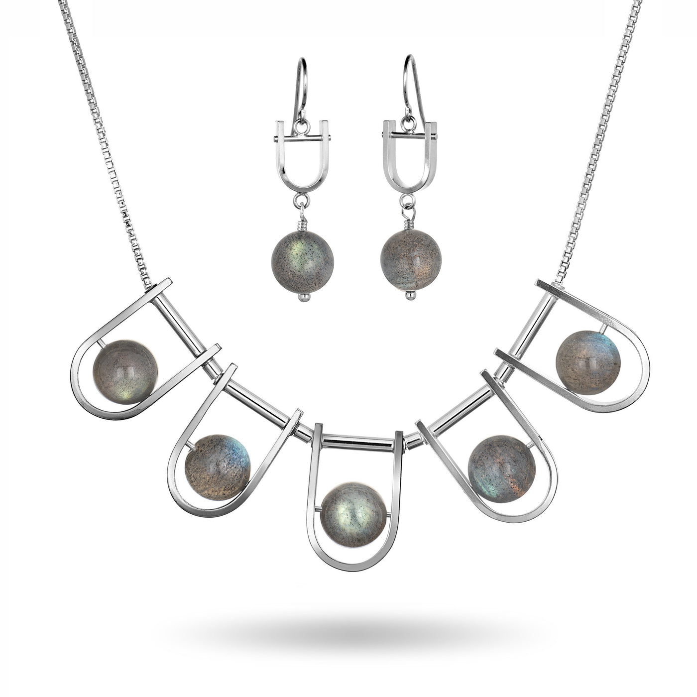 Pairs well with the Five Orb Collar Necklace