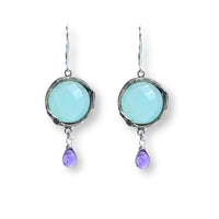 Aqua Chalcedony & Amethyst
