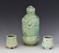 Porcelain Decanter and Cup Set I