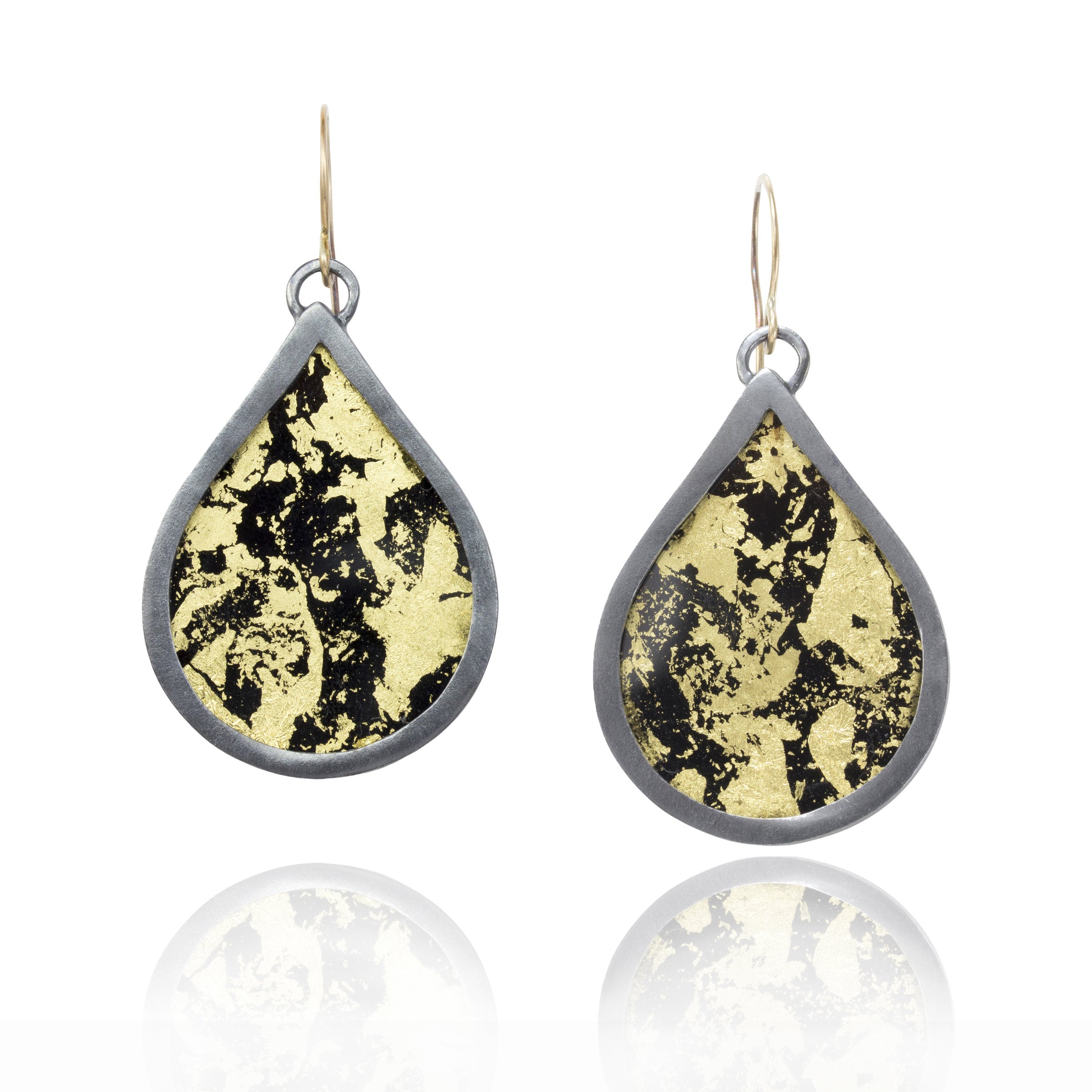 Golden Teardrop Earrings