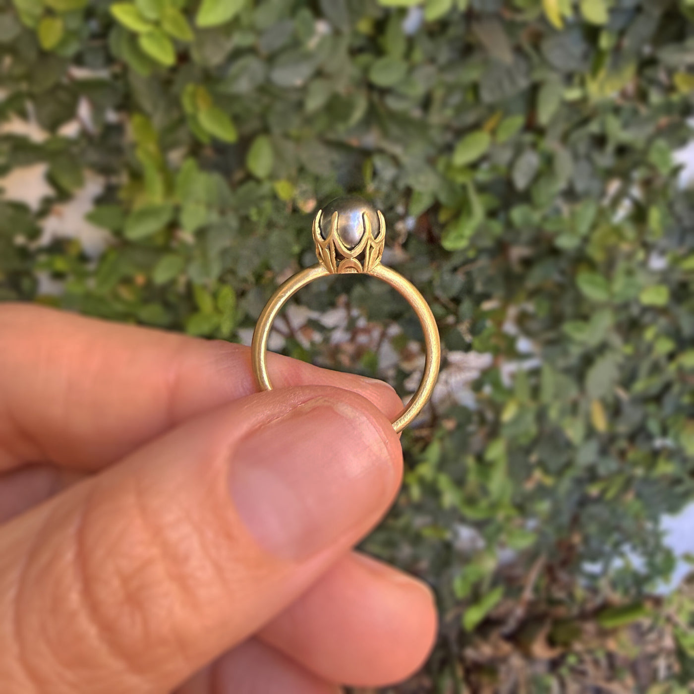 Tahitian Pearl Aqueduct Ring