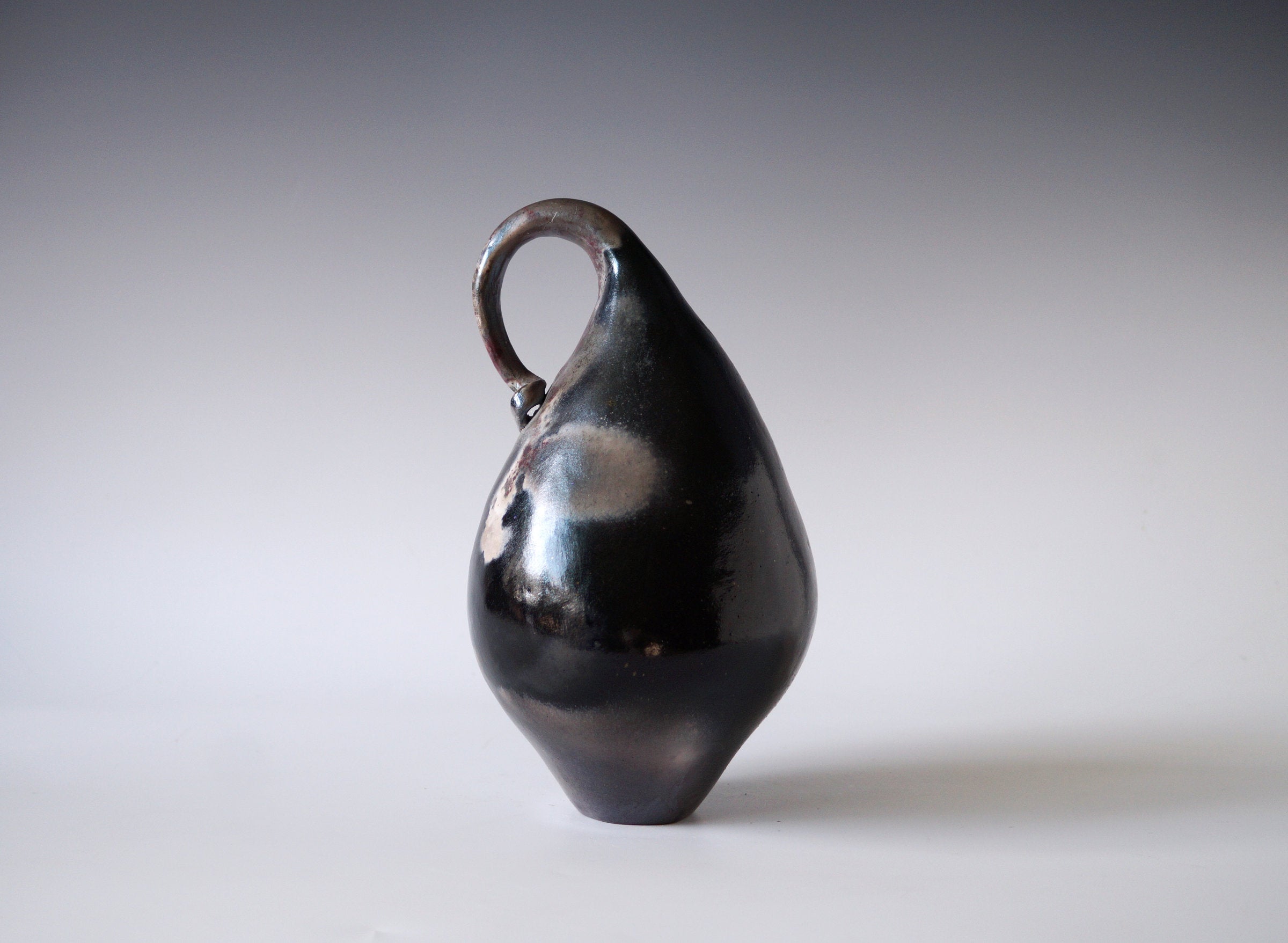 Handmade Pit Raku Vessel