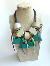 Magnesite Triangles Necklace