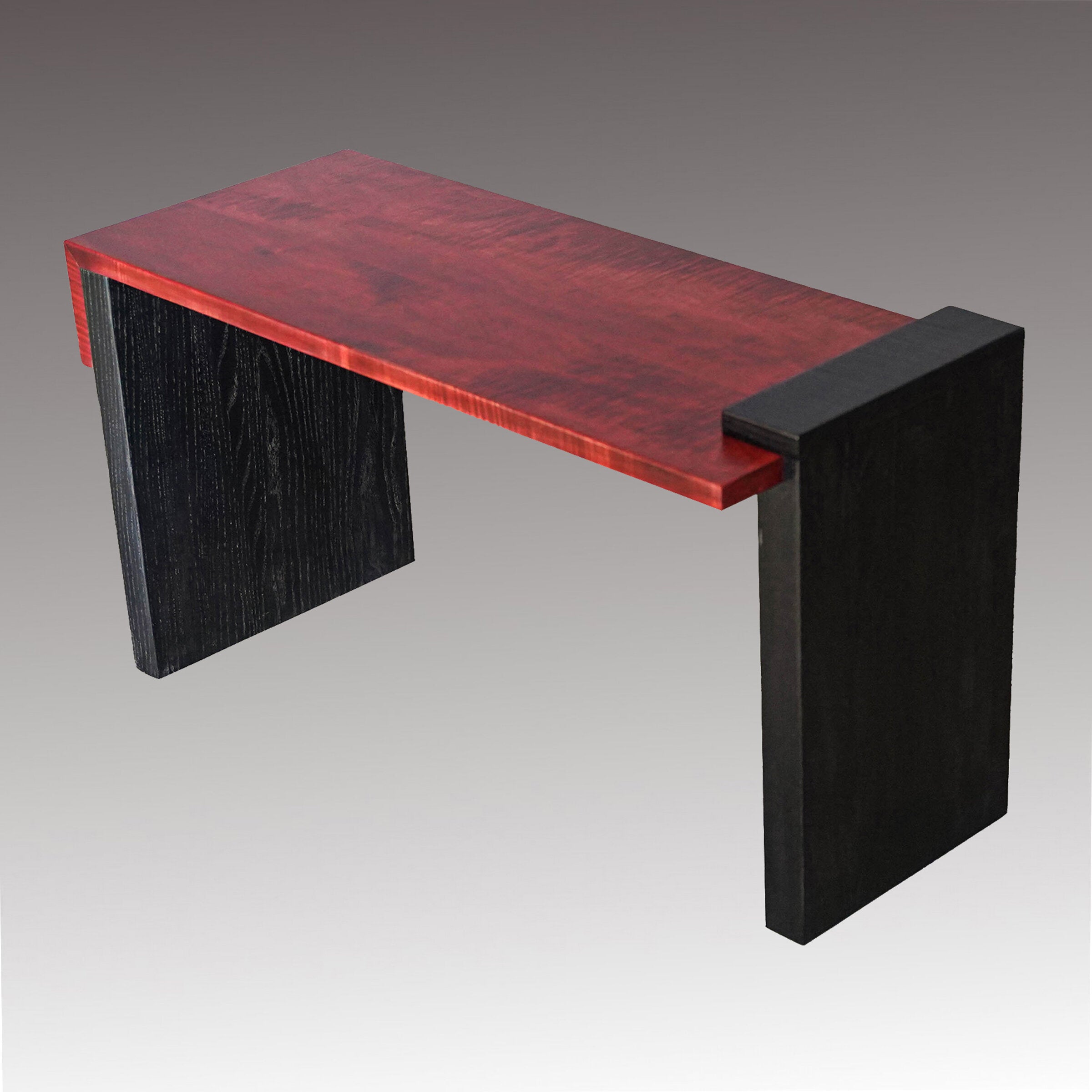 Red and Black Bench