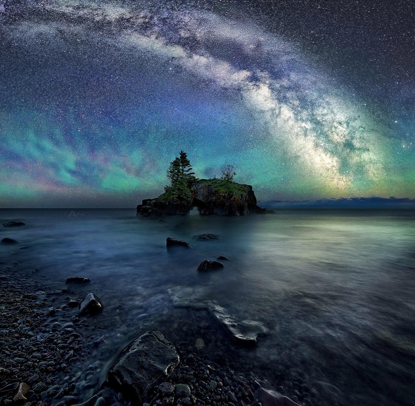 Milky Way over Hollow Rock