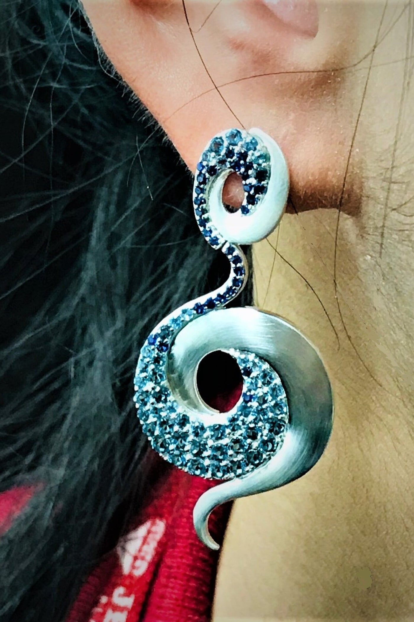 Double Galaxy Earrings