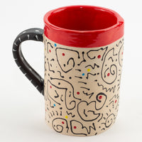tall squiggle mug