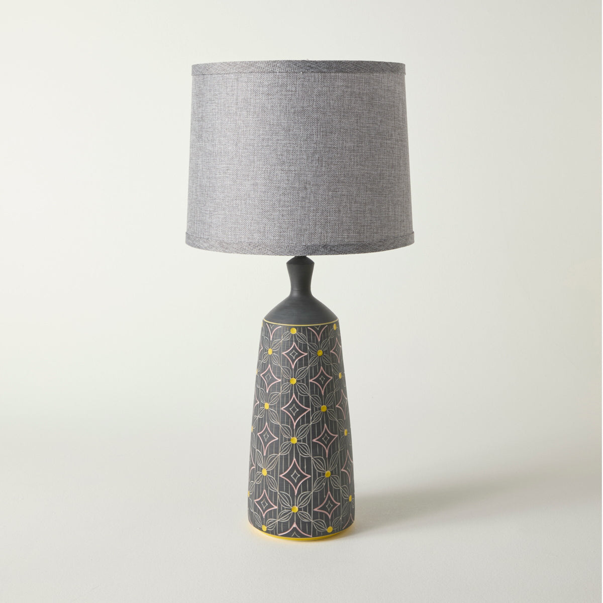 Midnight Flower Porcelain Table Lamp
