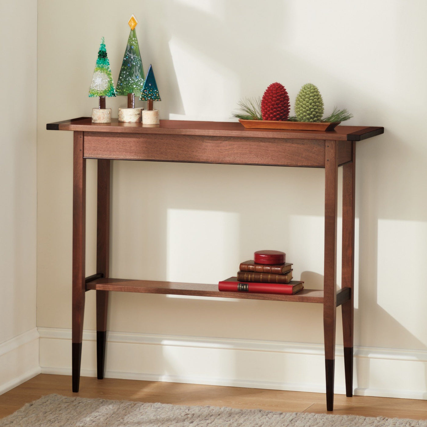 Wenge and Walnut Console Table