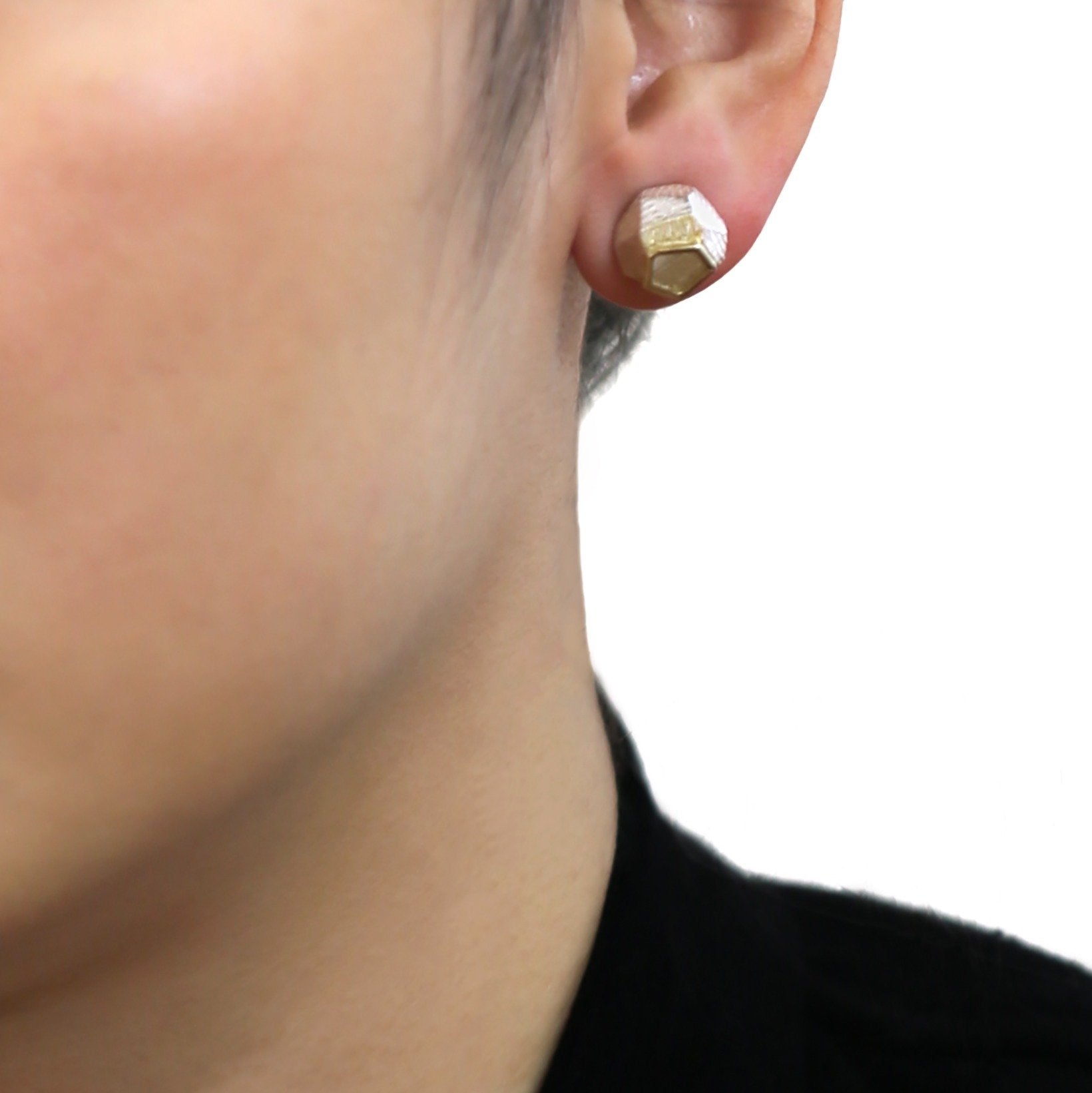 Faceted Rock Studs