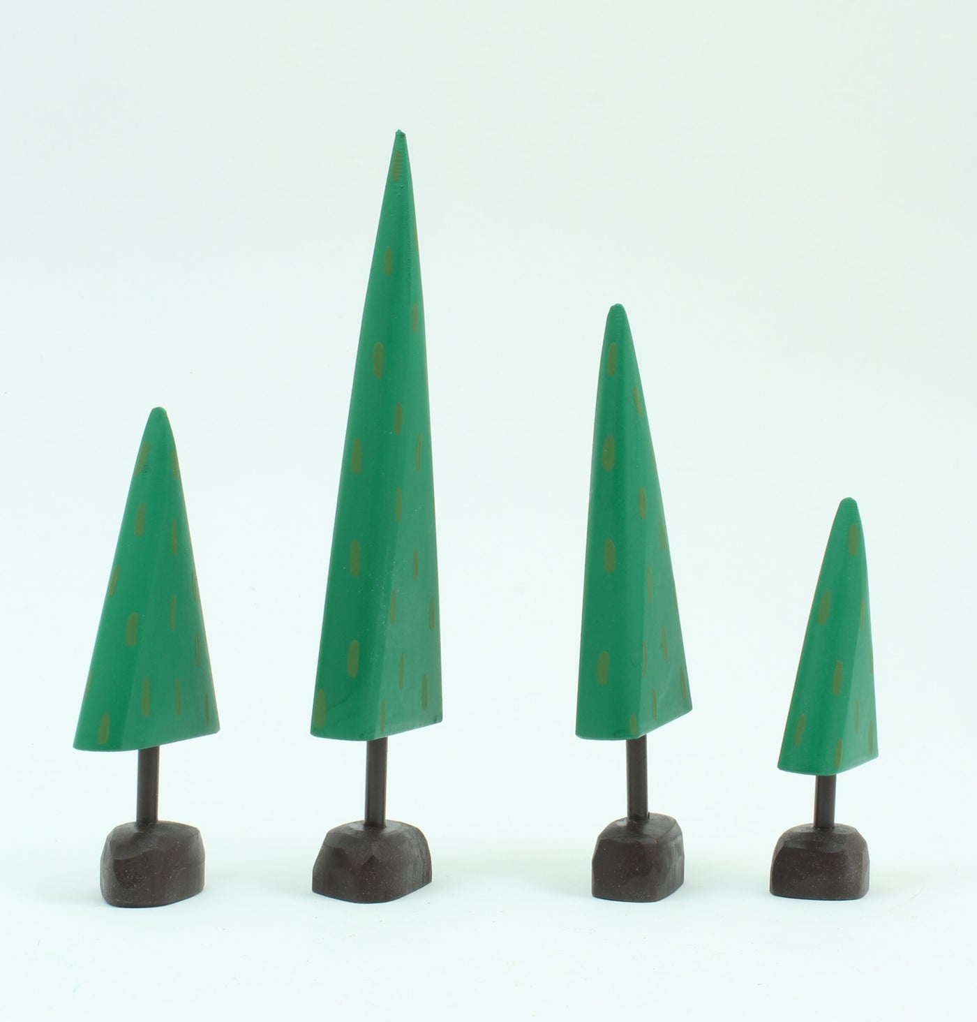 Dark Green, Set of Four