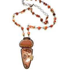 Desert Orange Delight Necklace
