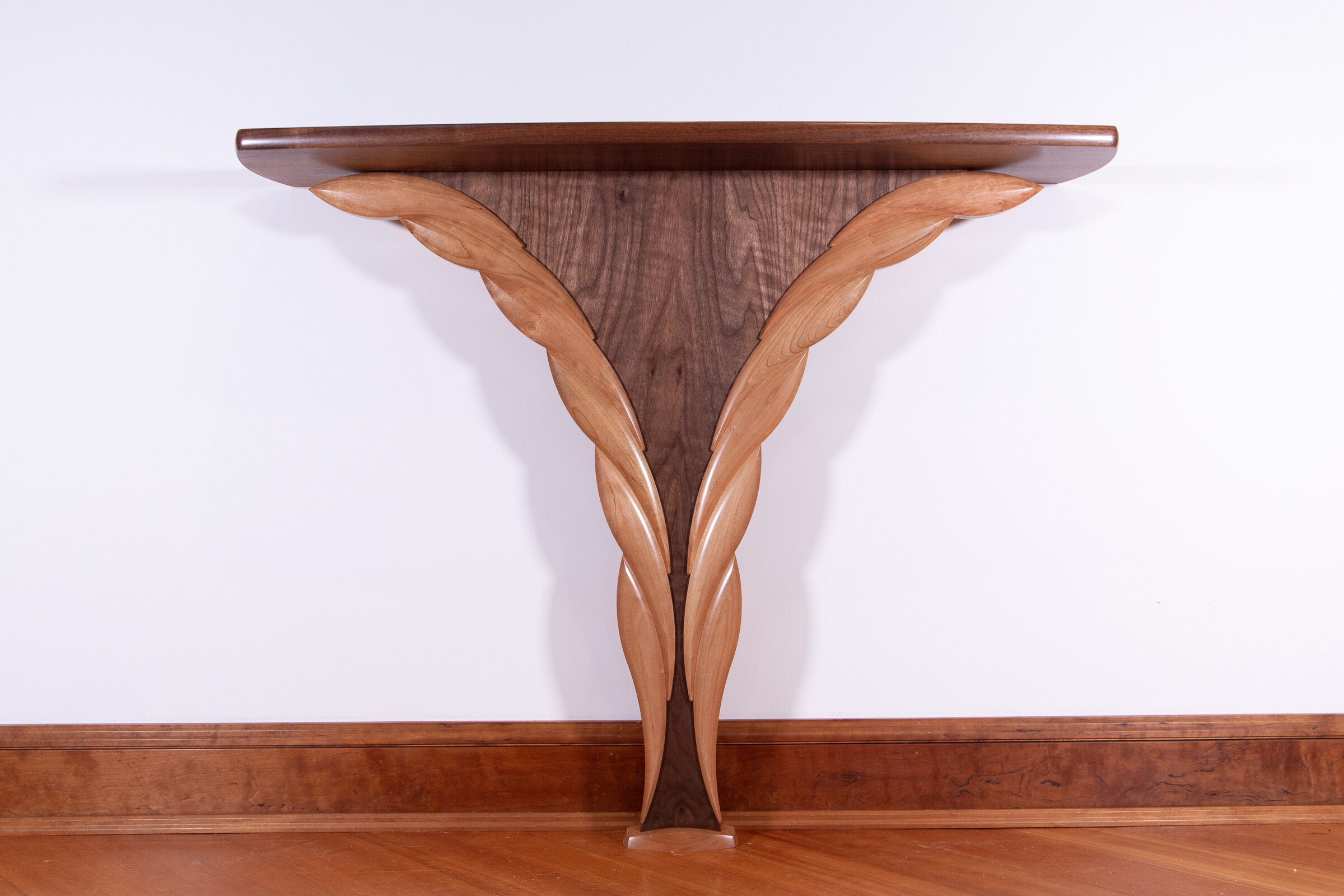 Walnut Wings Hall Table