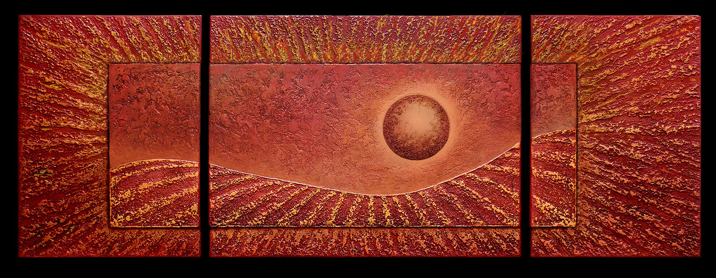 mixed-media painting
