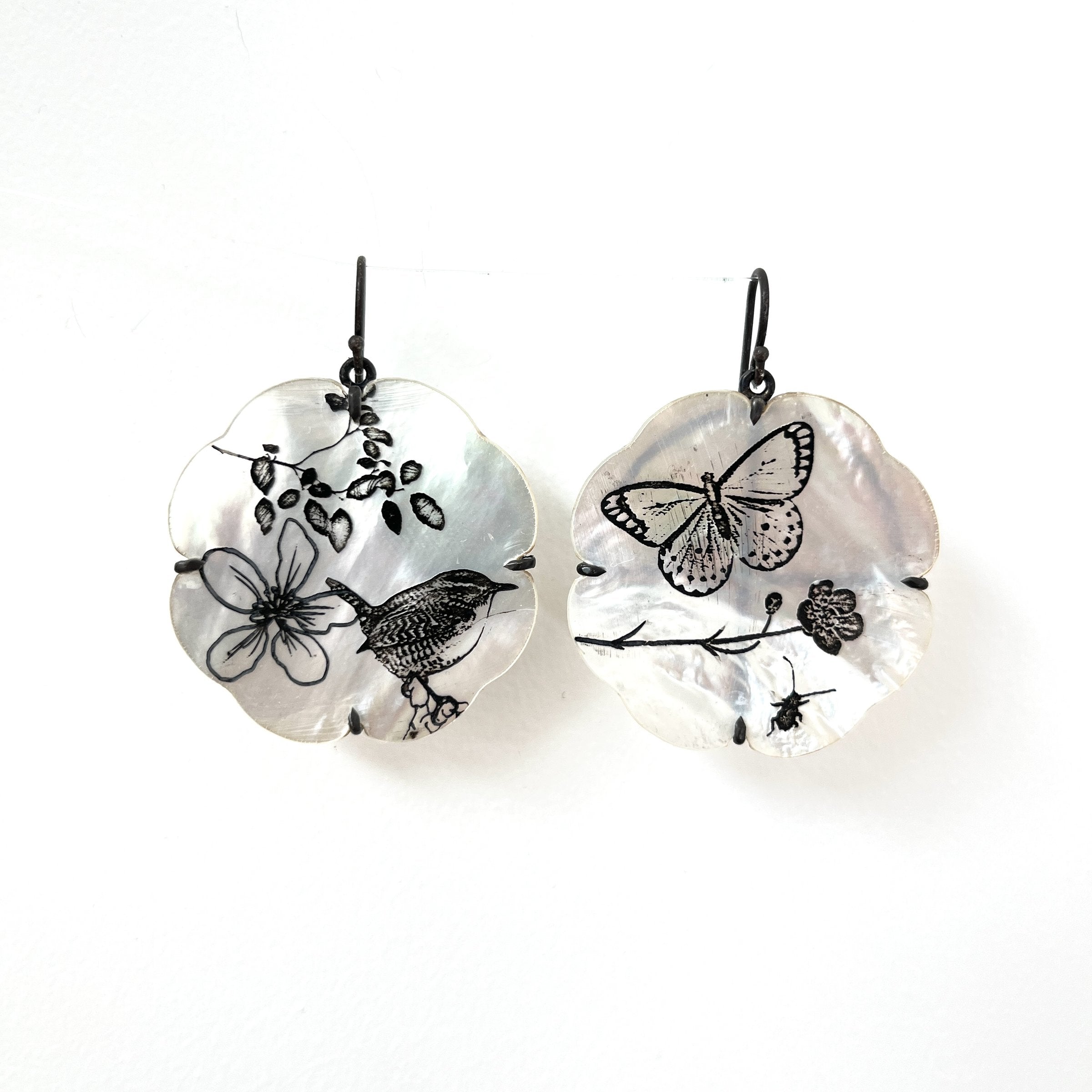 Garden Scene Earrings