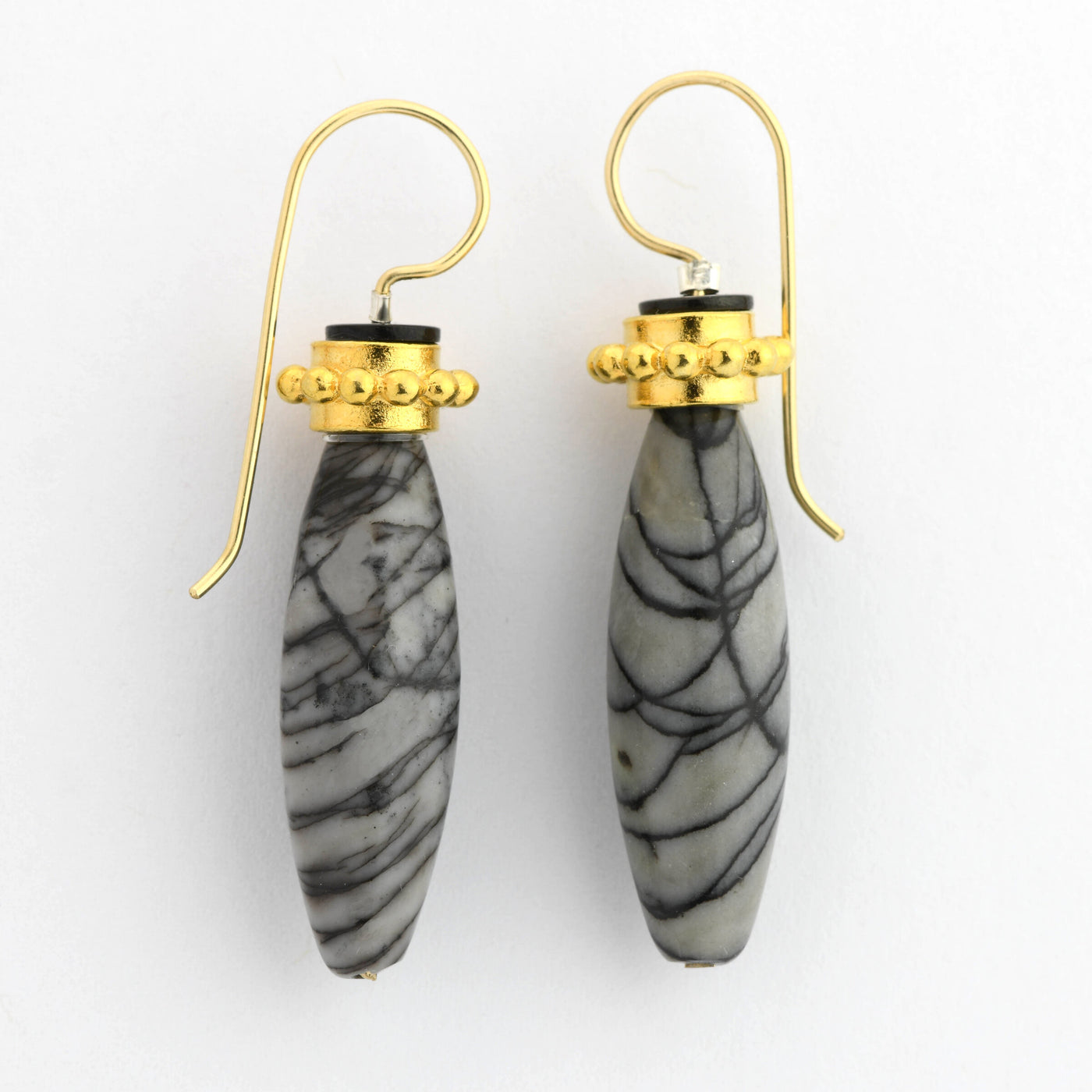 Picasso Jasper Etruscan Earrings