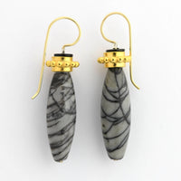 Picasso Jasper Etruscan Earrings