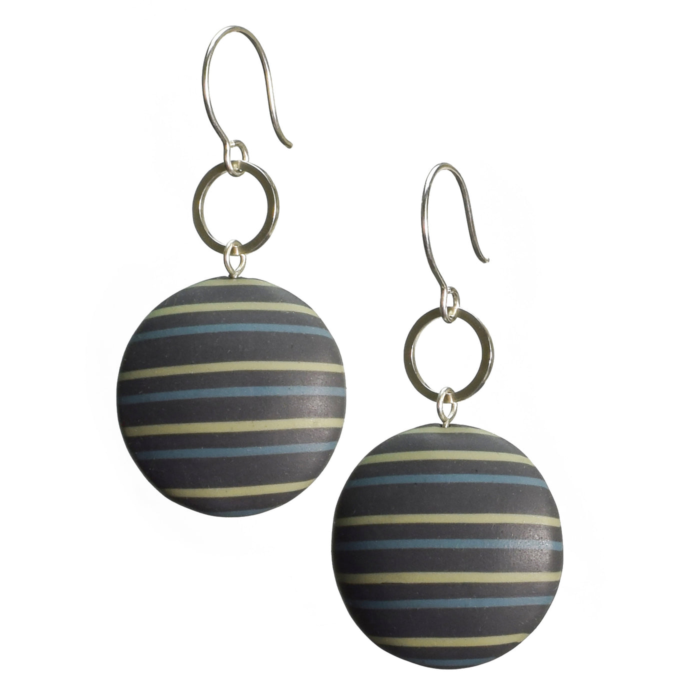 Gray with colored stripes