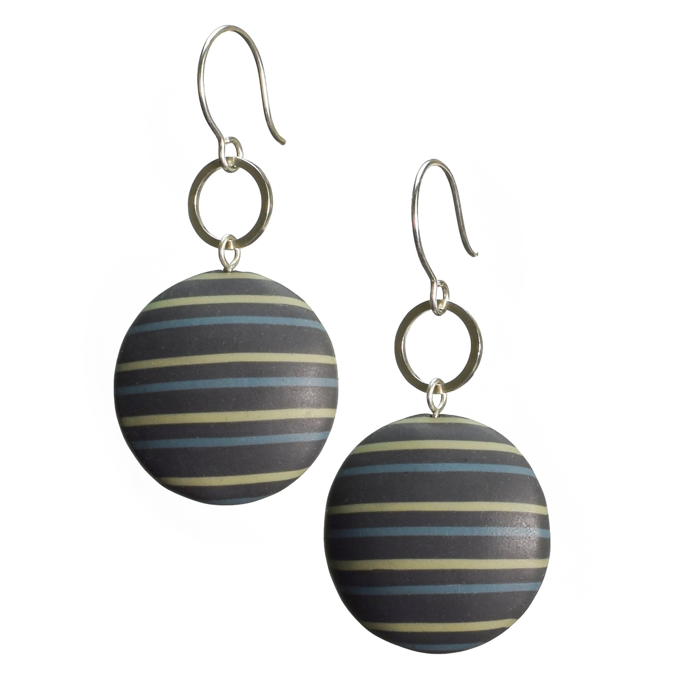 Gray with colored stripes