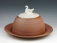 Swan Stoneware Bread Bell