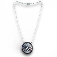 Monochrome Mosaic Necklace