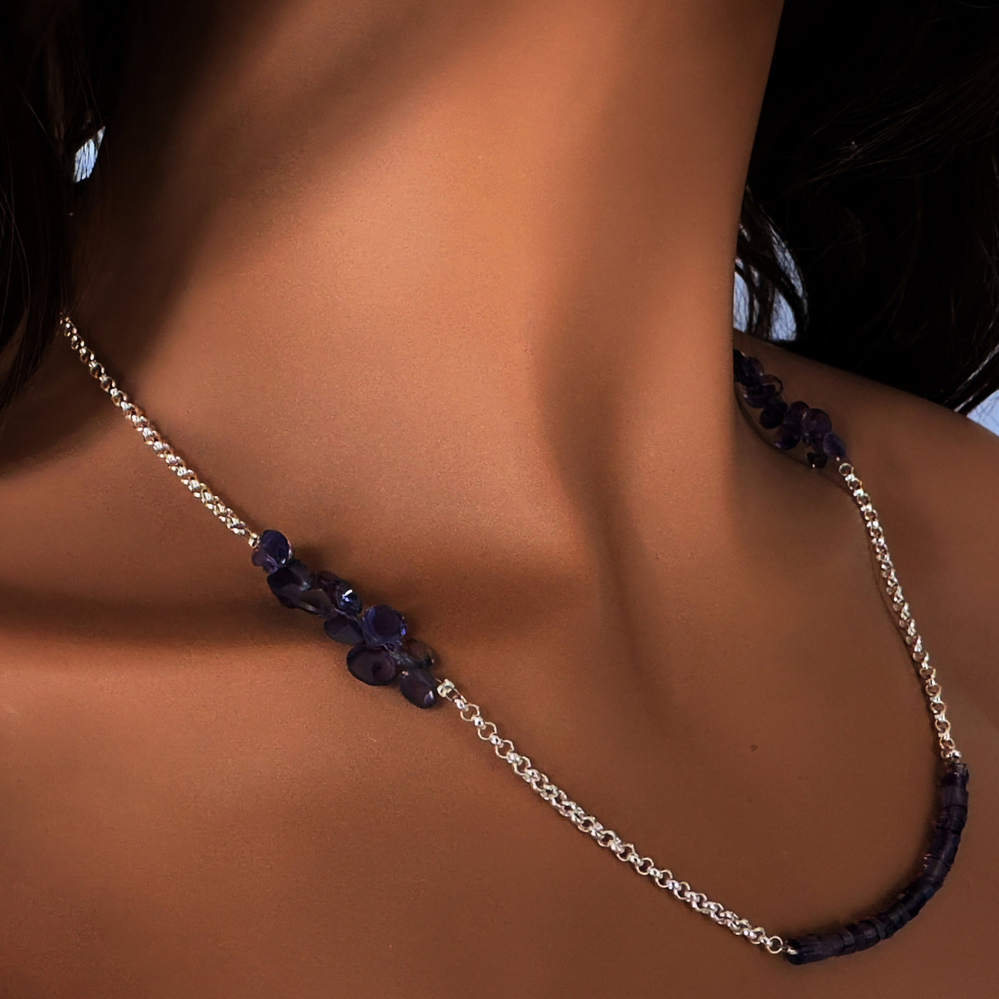 Iolite Convertible Wrap Bracelet