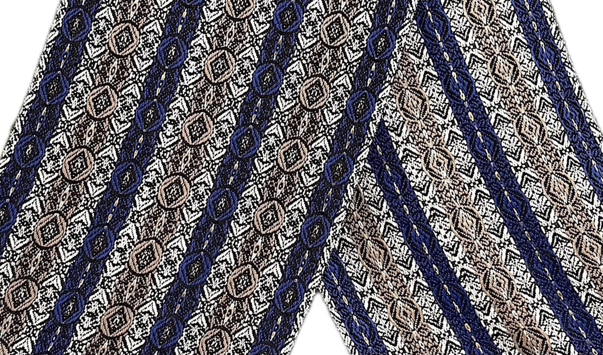 Reversible Handwoven Carob Bamboo Pub Table Runner