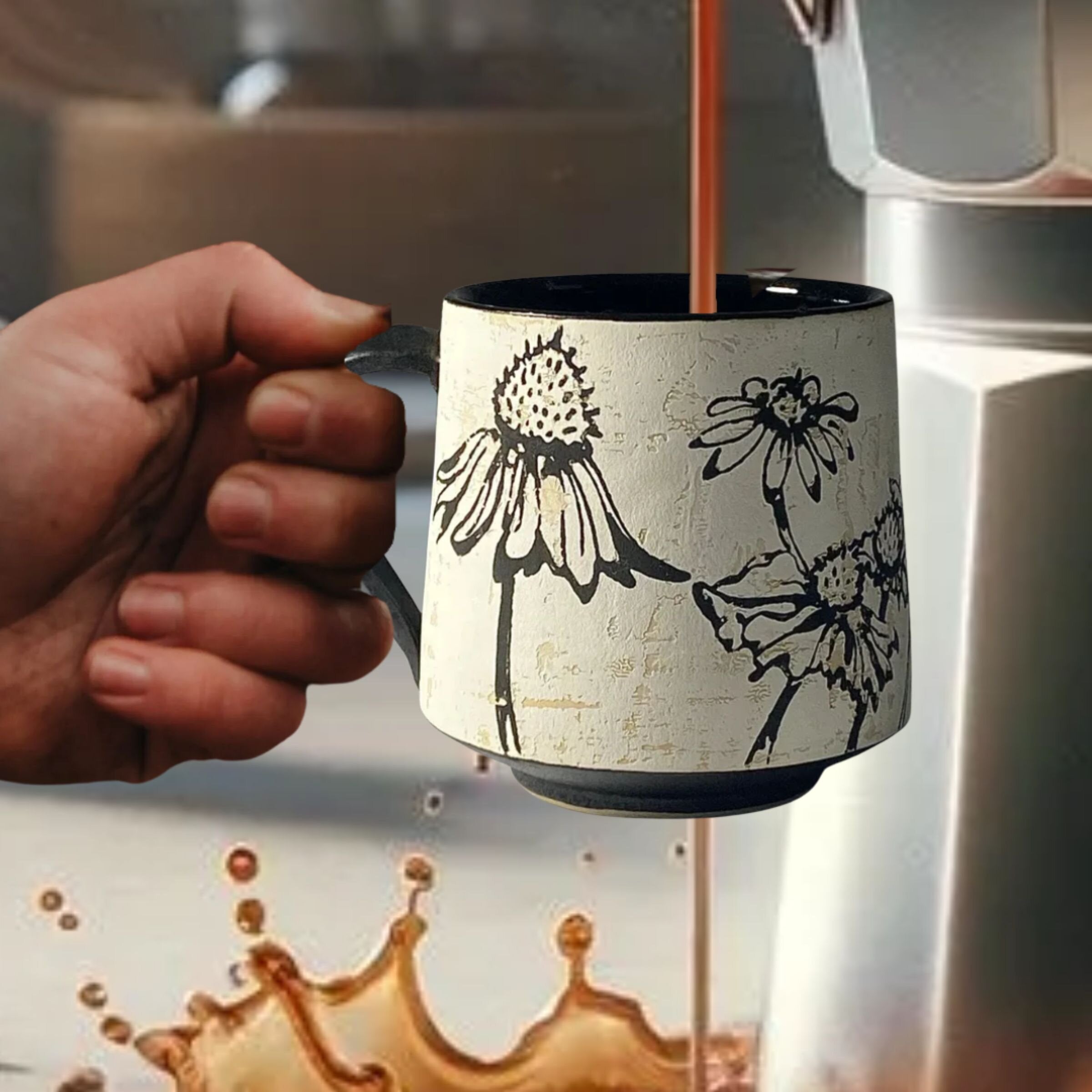 Cone Flower Mug