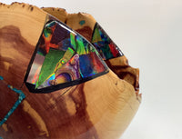 Purple Heart Juniper Mini Canyon with Glass