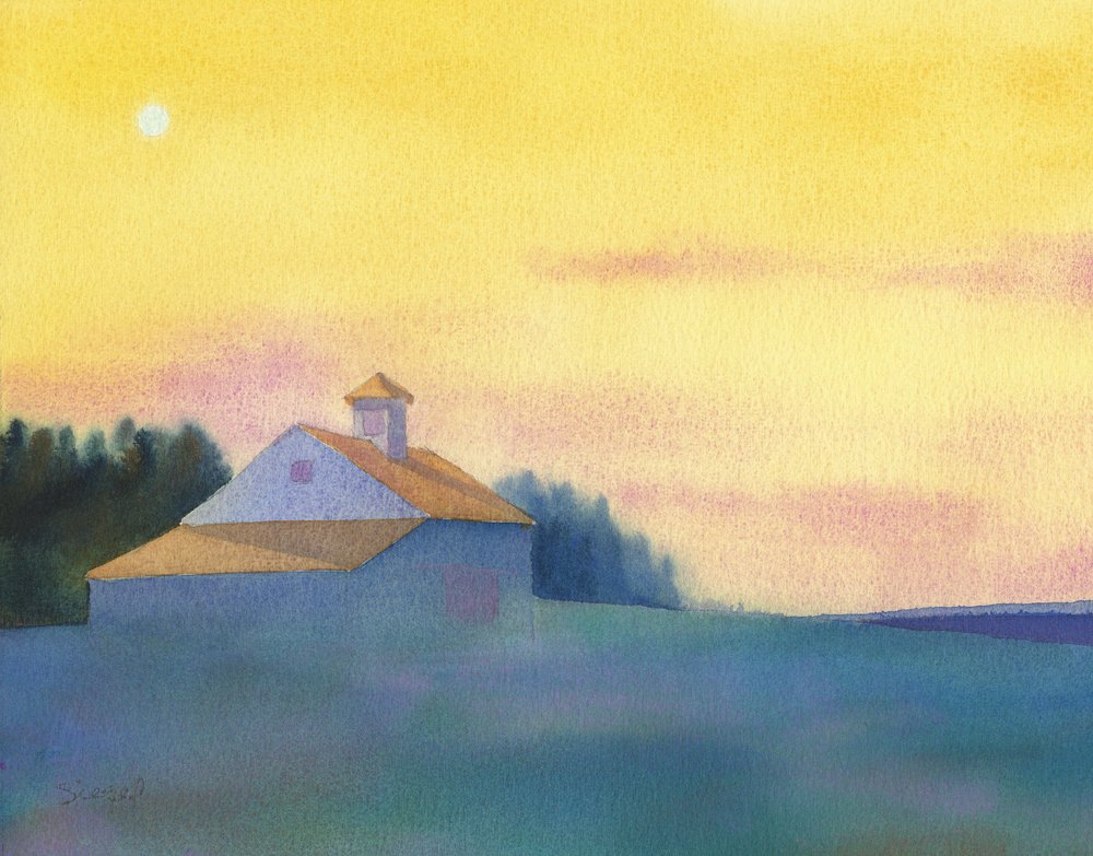 Morning Moon, Cerulean